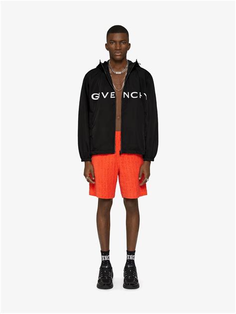 GIVENCHY windbreaker in technical fabric 